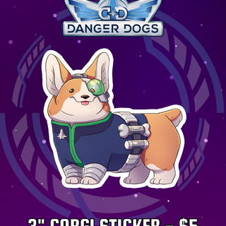 Corgi Sticker