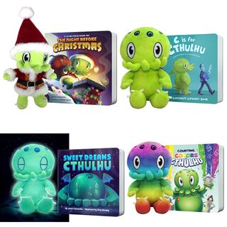 C is for Cthulhu Board Book & Plush Bundles