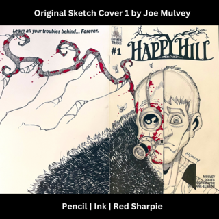 Happy Hill #1 Sketch Cover 1 (Mulvey Original Art)