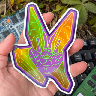 Decibel Selective Holo Sticker