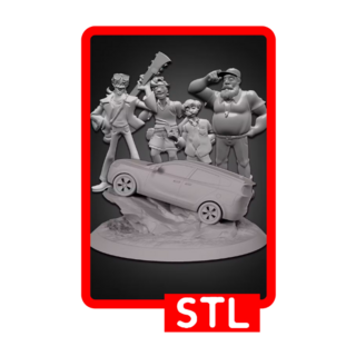 🤺 Digital - Dungeons & Daddies Miniatures STL Pack 🤺