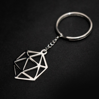 Iconic D20 Metal Key Chain*