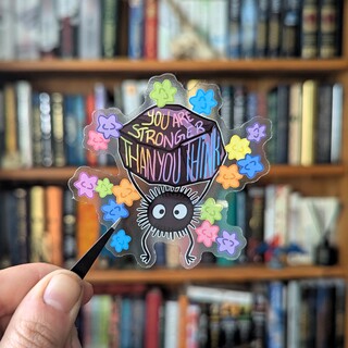 stronger than you think sticker
