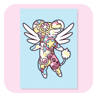 A6 Postcard - Magical Silhouettes - Kero Chan