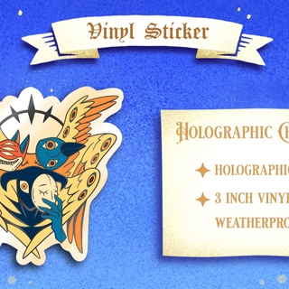 Cherub Holo Sticker