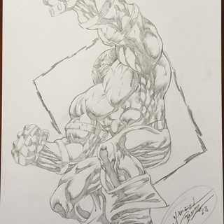 Juggernaut  11x17 (Pencils )