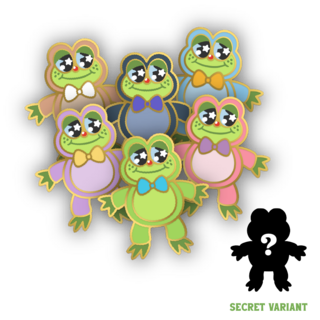 Mystery Frog Friend Pin