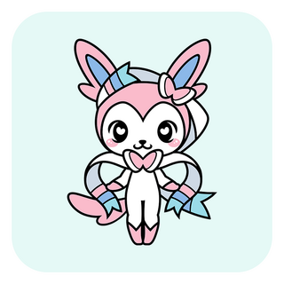 Pokemon Sylveon Enamel Pin