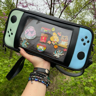 Gaming ita bag- Blue/Green