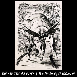 ORIGINAL ART - THE RED TEN #3 COVER