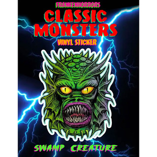 FrankenHorrors SWAMP BEAST Sticker