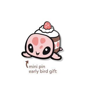 Berry Chocoturtle Mini Pin