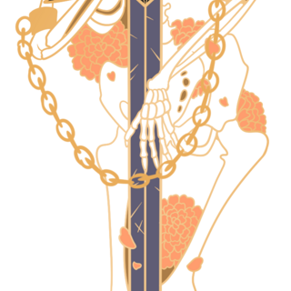 Gideon's Longsword Enamel Pin