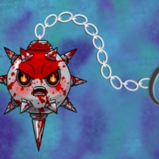 Chibi Murder Mace Acrylic Keychain (Angry Addition)