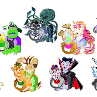 Full Set of all 22x Die-Cut Stickers.