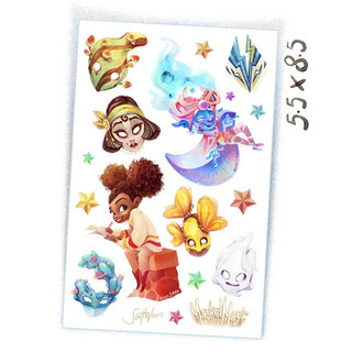 Original Masked Magic Sticker Sheet