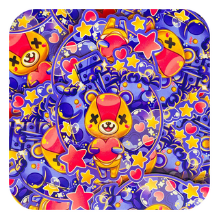Animal Crossing Stitches Waterproof Glossy Sticker