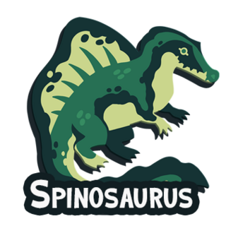 Spinosaurus Pin