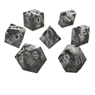 Warlock Dice Set - Pale Firmament