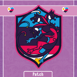 Polyamory Cerberus Iron-on Patch