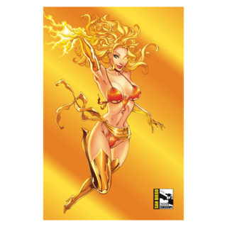 Robyn Cosplay Lingerie Gold Foil