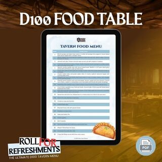 d100 Food Table