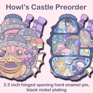 Howl's Castle Opening Pin