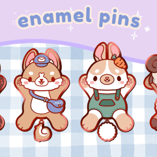 Plushie Dangling Pin