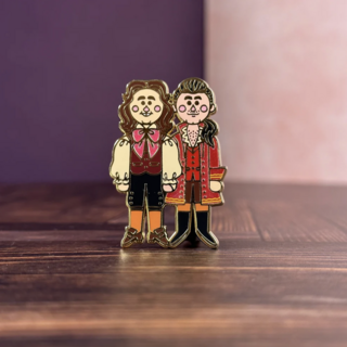 Lefou + Gaston Pin