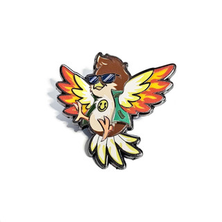 Sunshine Phoenix 1.5 inch Enamel Pin
