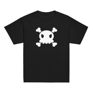 Youth T-Shirt - Cthulhu Crossbones (Black)