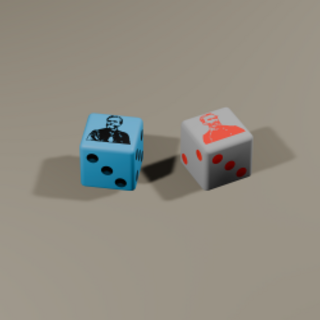 The Rock of Chickamauga Battle Dice