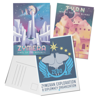 MythFall Postcard Print Set