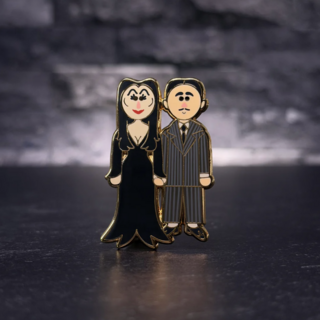 Morticia + Gomez Pin