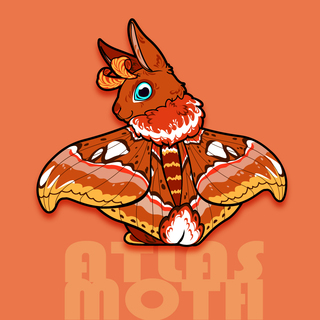 Atlas Moth Wabbit Pin