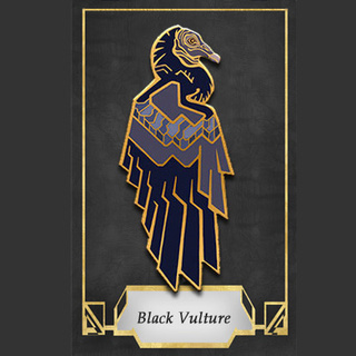 Black Vulture Pin