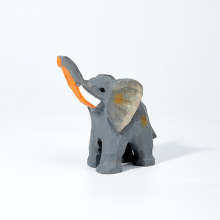 Zoki Carved Wooden Elephant