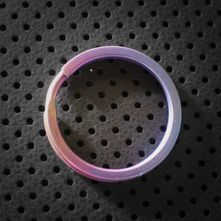 Rainbow Anodized Titanium Split-Ring