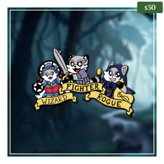 Roleplay Raccling Series 1 Pin Set