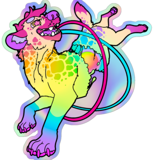 N0VA Holographic Sticker