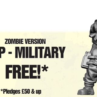 28mm - Tap - Military - Zombie