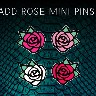 Add Persephone Rose Mini Pins