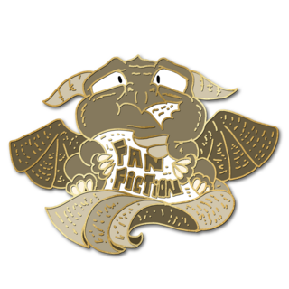 Fan Fiction Derpy Dragon - Bookish pin