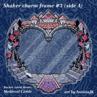 Shaker Charm Frame: Medieval Castle