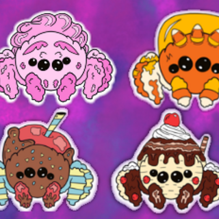 Jumping spider version 3 sticker pack