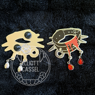 Sin in My Heart "Bloody Collar" Pin