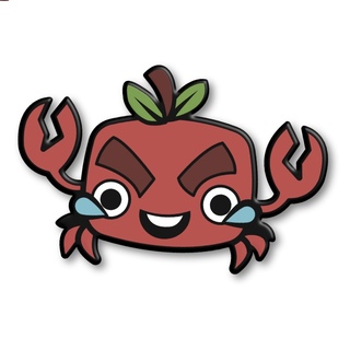 Scream-Cry Crabby Enamel Pin