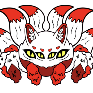 Eight Tail Fox White Jumping Spider Hard Enamel Pin