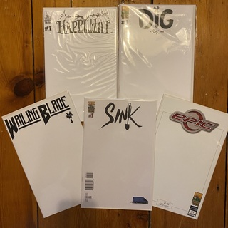 ComixTribe #1s Artist Edition Sketch Cover Blank Multi-Pack (5 Comics)