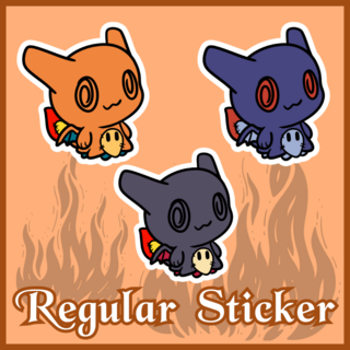 Charizkyu Regular Sticker